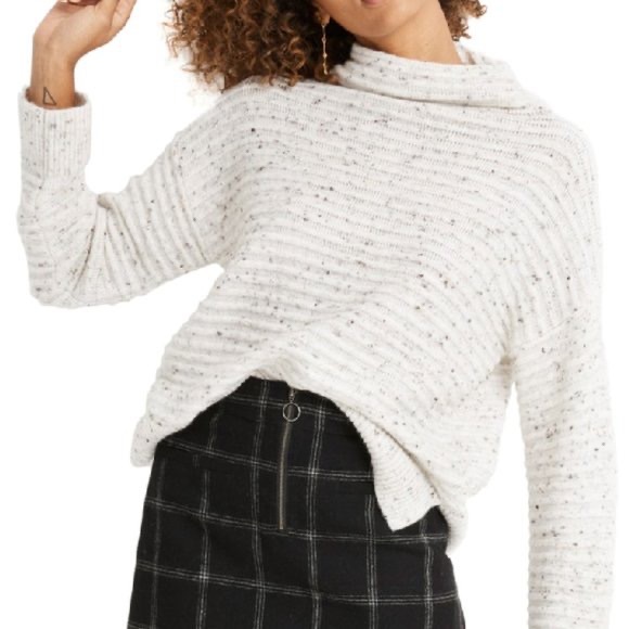 Madewell Sweaters - Madewell Donegal Belmont Mockneck Sweater in Coziest Yarn size XSmall